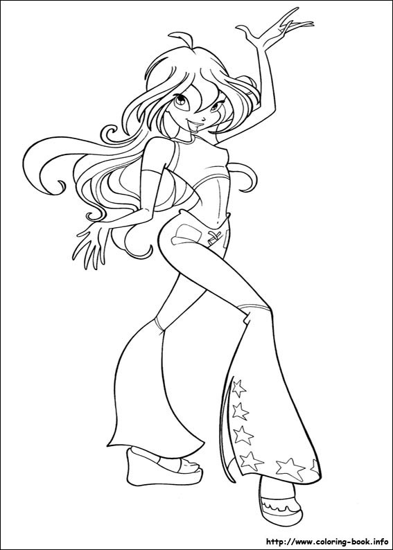 Winx Club coloring picture